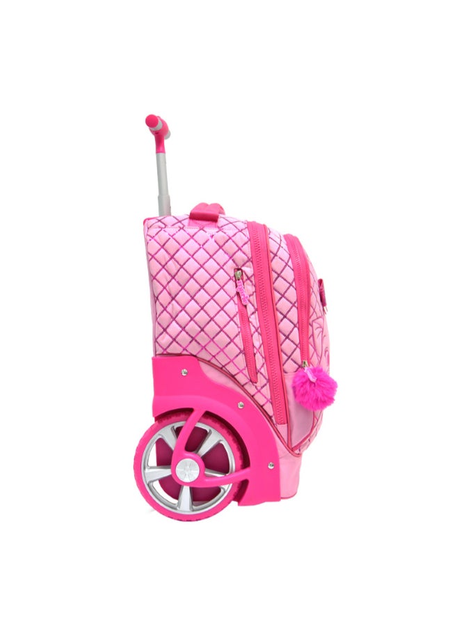 Marie Chic Cat Premium Trolley Backpack Pink