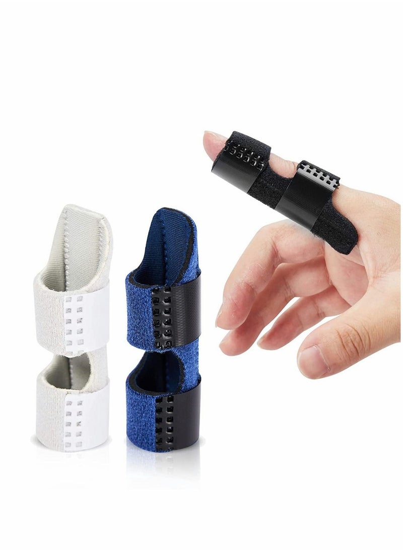 Trigger Finger Splints 3Pcs Trigger Finger Brace Finger Straightener Finger Support, Finger Splint for All Fingers