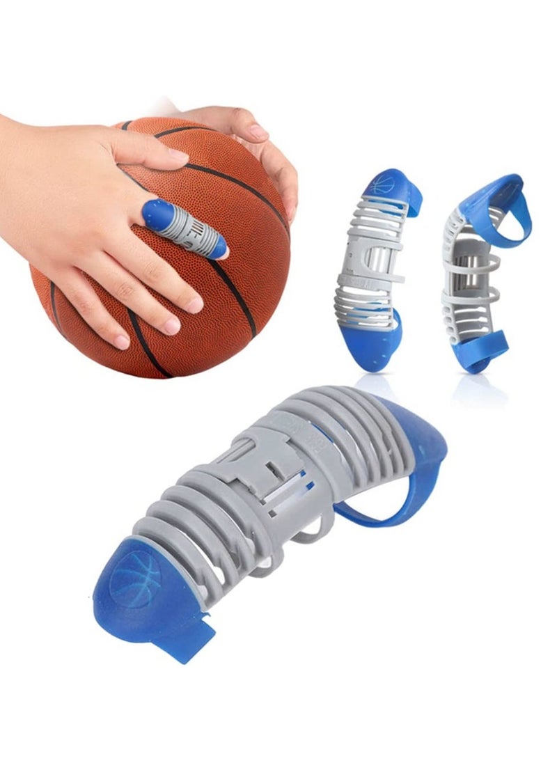 2 Pcs Finger Splints, Adjustable Finger Support Sleeves Flexible Breathable Finger Brace, Sports Finger Protector Finger Guard for Basketball, Tennis, Arthritis Pain, Sports Injuries