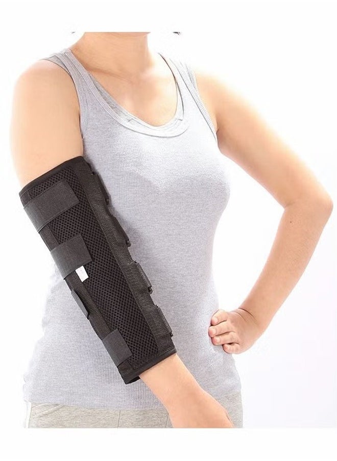 Arm Splint Support Elbow Fracture Immobilizer Protector for Cubital Tunnel Ulnar Nerve Injuries Night Stabilizer Support Sleeve Fixing Brace of Elbow Joint Arm Splint (M)