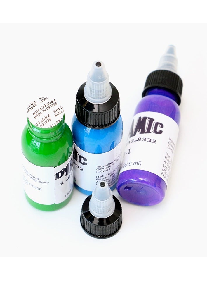 1pc Color Tattoo Ink, Smooth Consistent 30ml Tattoo Practice Color Tattoo Pigment, Vegan Friendly Tattoo Color Perfect For Lining And Shading, (BD-2 Sky Blue)