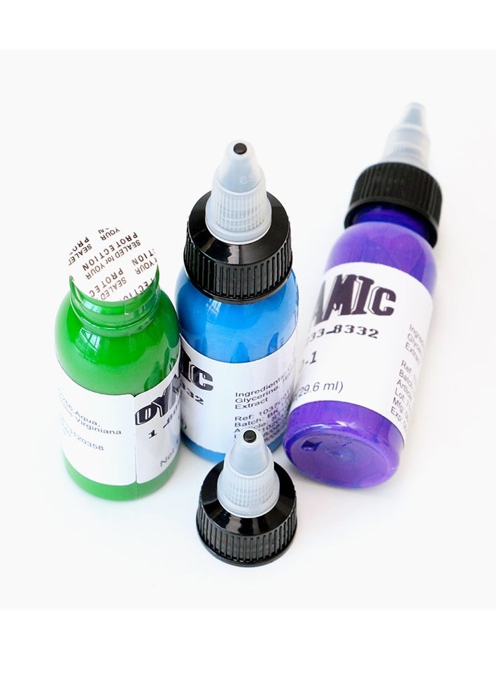 1pc Color Tattoo Ink, Smooth Consistent 30ml Tattoo Practice Color Tattoo Pigment, Vegan Friendly Tattoo Color Perfect For Lining And Shading, (YD-1 Lemon Yellow)