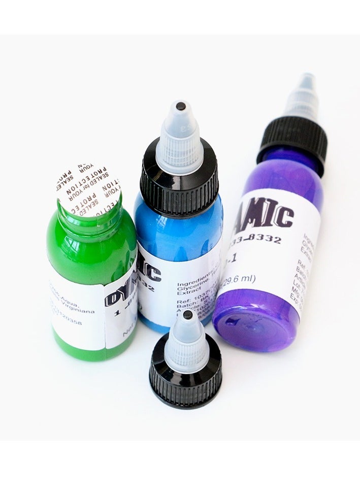 1pc Color Tattoo Ink, Smooth Consistent 30ml Tattoo Practice Color Tattoo Pigment, Vegan Friendly Tattoo Color Perfect For Lining And Shading, (RD-3 Deep Red)