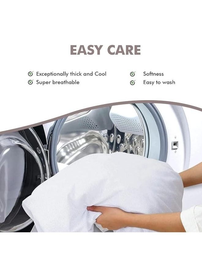King Size Bed Sheet Set Soft and Breathless Bedding Set Luxury Reversible Duvet Cover with Fitted Sheet and Pillowcases 220x240 cm
