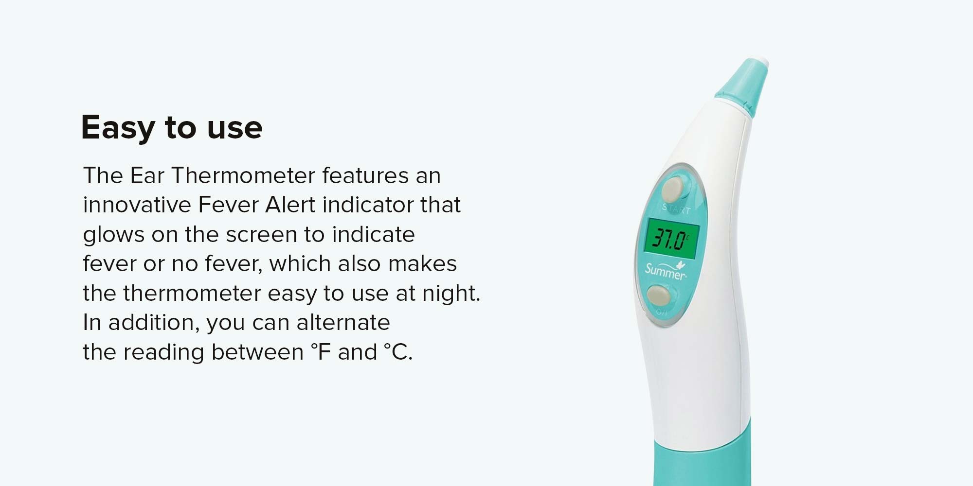 Ear And Oral Thermometer, 0+ M - SI 14374