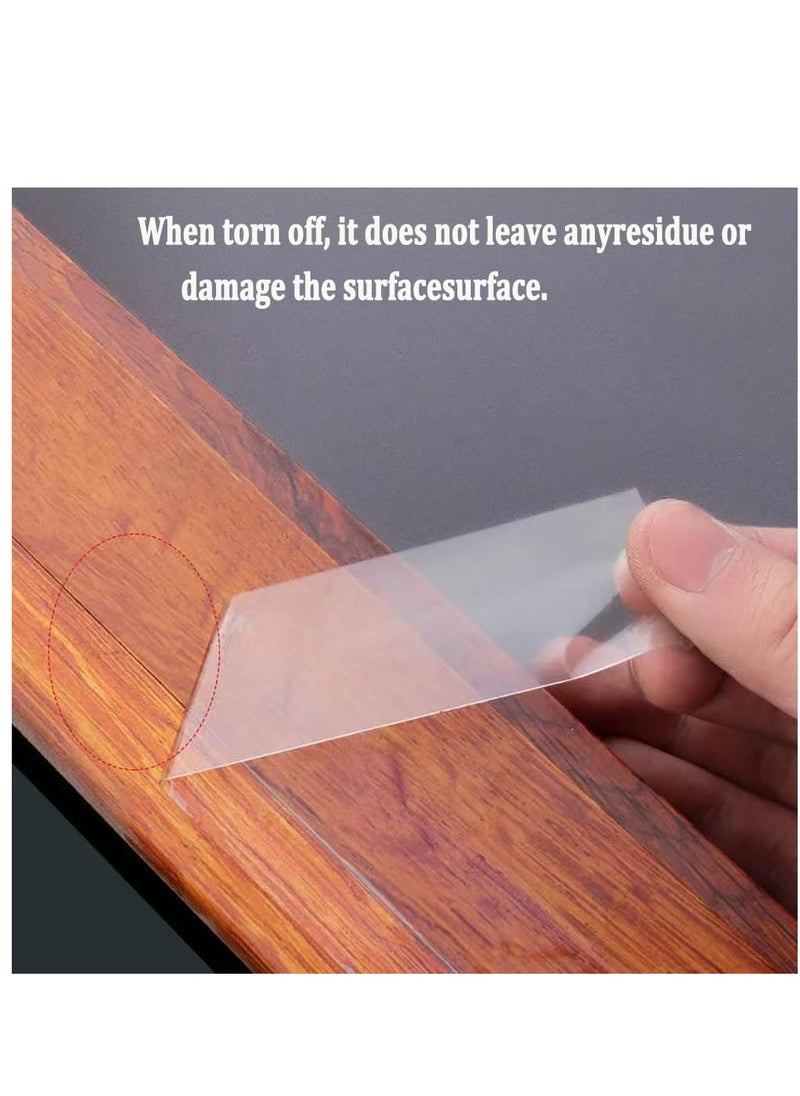 Transparent Window Weather Sealing Tape, Clear Window Draft Isolation Sealing Film Tape for Door Draft Stopper Adhesive Tape, Doors Windows and Shower Glass Gaps(100cn*5cm)
