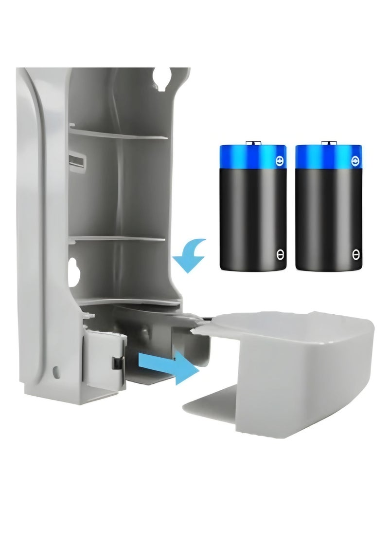 White Automatic Sensor Spray Air Freshener Dispenser for Bathroom, Hotel, and Office, Wall-mounted or Freestanding