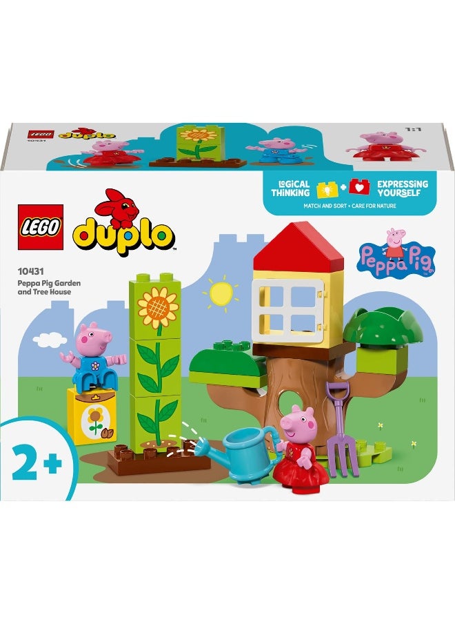 Duplo Peppa Pig Garden And Tree House Toy 10431 Building Toy Set (20 Pieces)