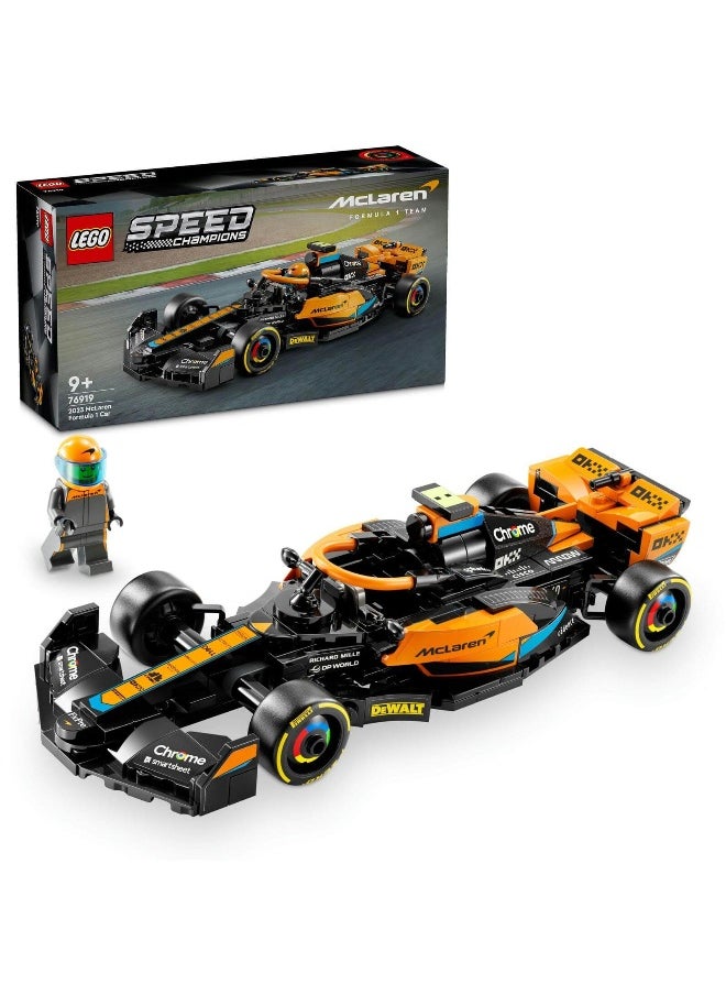 Speed Champions 2023 Mclaren Formula 1 Race Car 76919 Building Toy Set