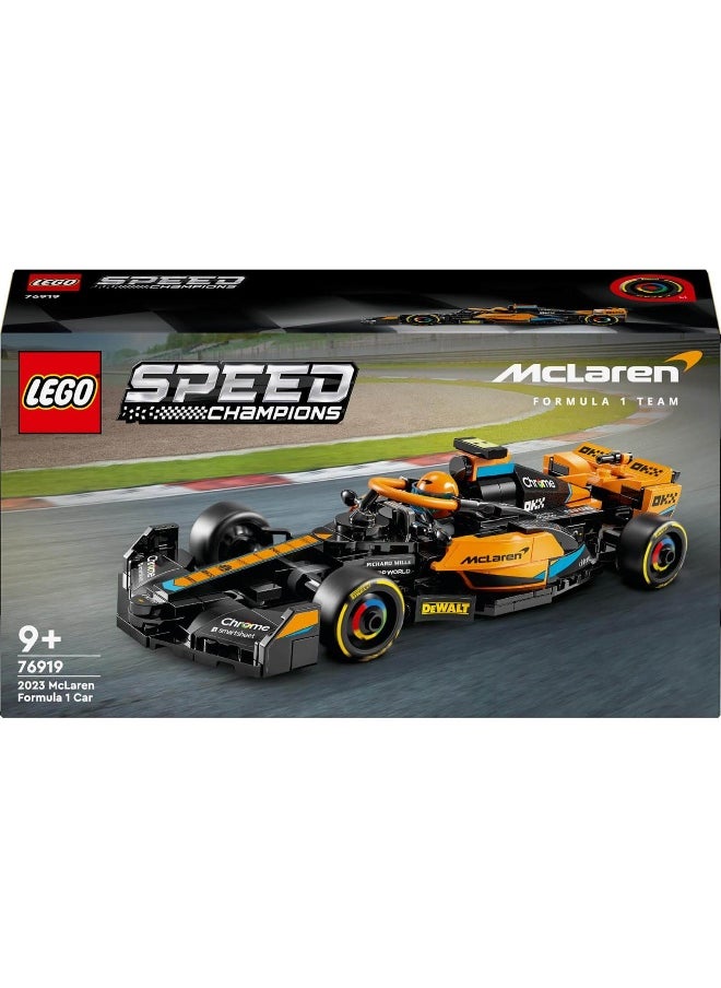 LEGO Speed Champions 2023 McLaren Formula 1 Race Car 76919 Building Toy Set