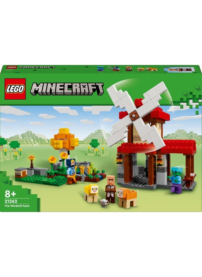 Minecraft The Windmill Farm Video-Game Set Gift 21262 Building Toy Set (462 Pieces)