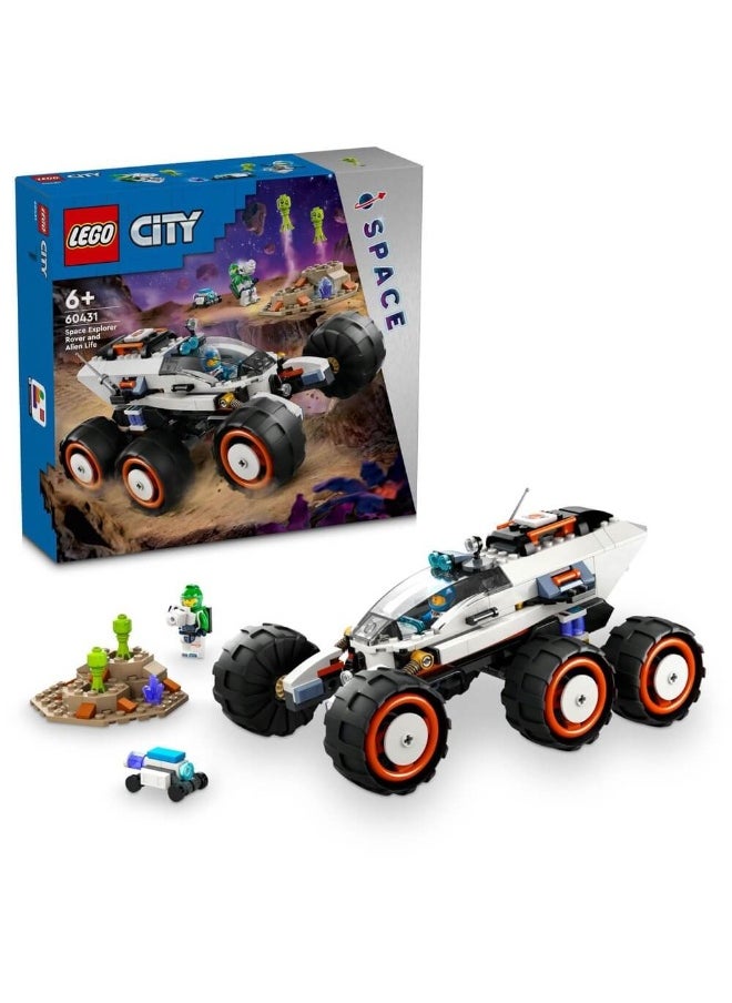 City Space Explorer Rover & Alien Life 60431 Building Toy Set (311 Pieces)