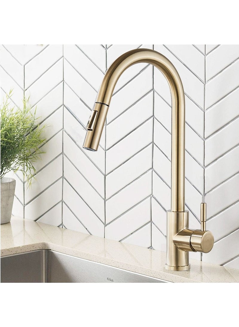 Single Handle Pull Out Kitchen Faucet,Premium Sink Mixer Faucet