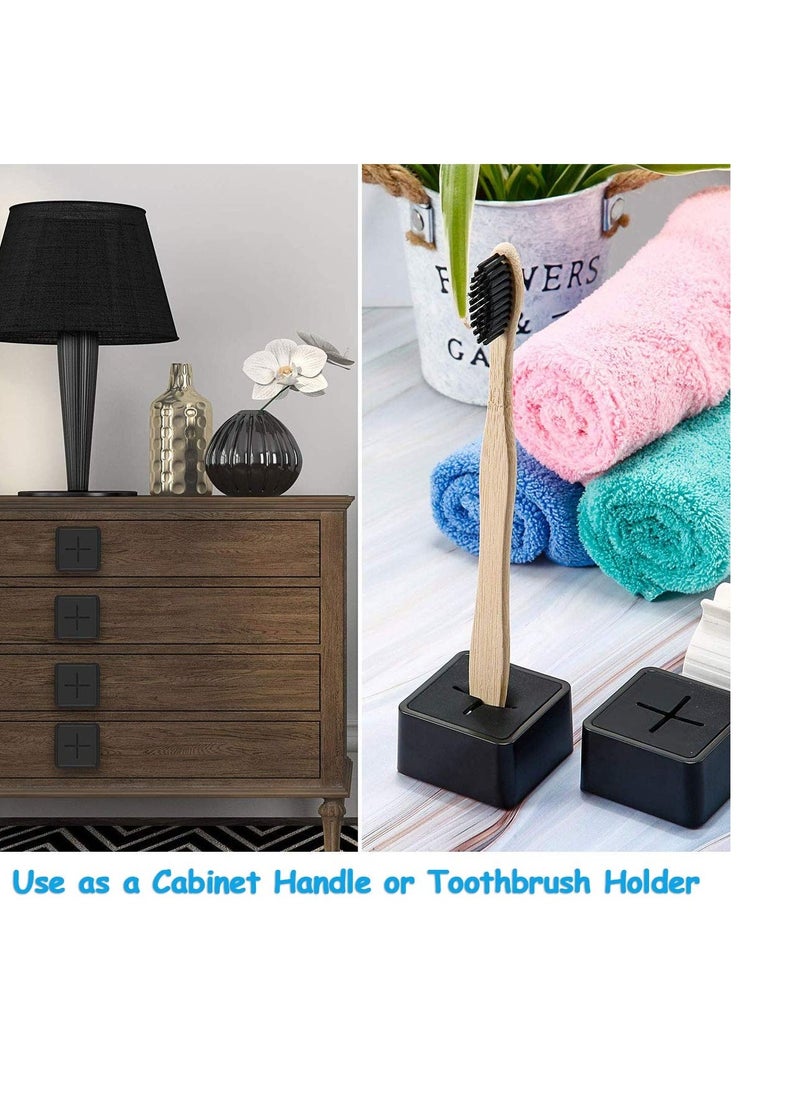 Kitchen Towel Hooks, 3 Pack Self Adhesive Towel Holders, Wall Dish Towel Hook, Drill Free Self Adhesive Push Hooks Firmly Hook, Wall Mounted Hand Towel Hook, for Bathroom Home Kitchen RV Camper