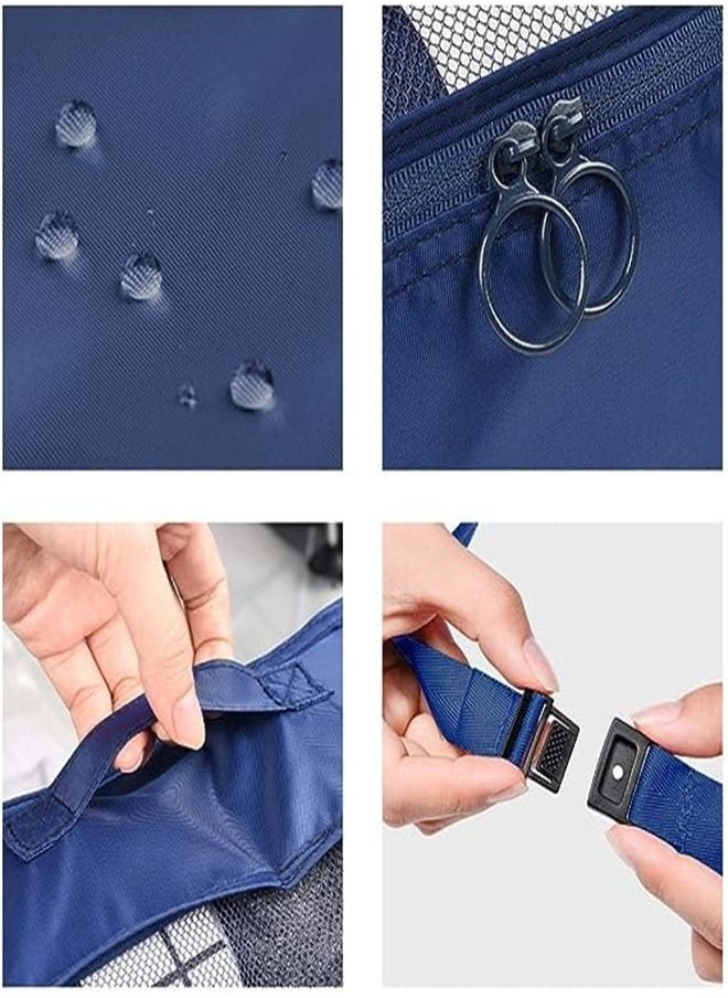 Goolsky Packing Cubes, Travel Luggage Packing Organizers Set with Toiletry Bag