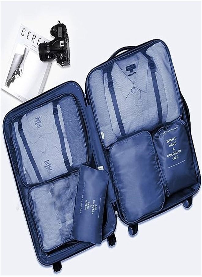 Goolsky Packing Cubes, Travel Luggage Packing Organizers Set with Toiletry Bag
