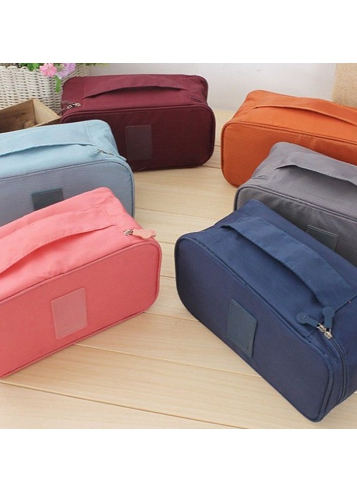 Underwear Storage Bag, Portable Multipurpose Storage Bag, Lightweight Handbag Luggage Traveling Bag, Dustproof Durable Underwear Organizer For Outdoor Traveling, (1pc, Blue)