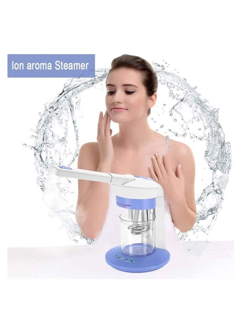 2 in 1 Facial Heating Steamer and Hair Spa Nebulizer Nano Mist Skin Moisturizing Hair Nourishing Home Use Skin Care Machine