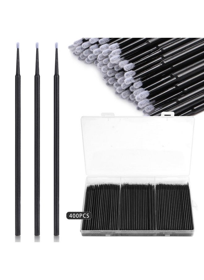 Micro Applicator Brushes,Jassins Microswabs For Eyelash Extensions,Disposable 2Mm Precision Mascara Swab,For Cleaning And Applying Makeup (Black)