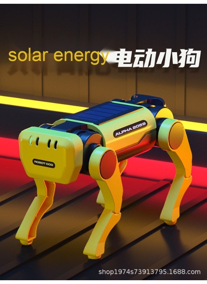 Solar-Powered Electric Robotic Dog - Solar-Powered Electric Robotic Animal - Solar-Powered Electric Toy