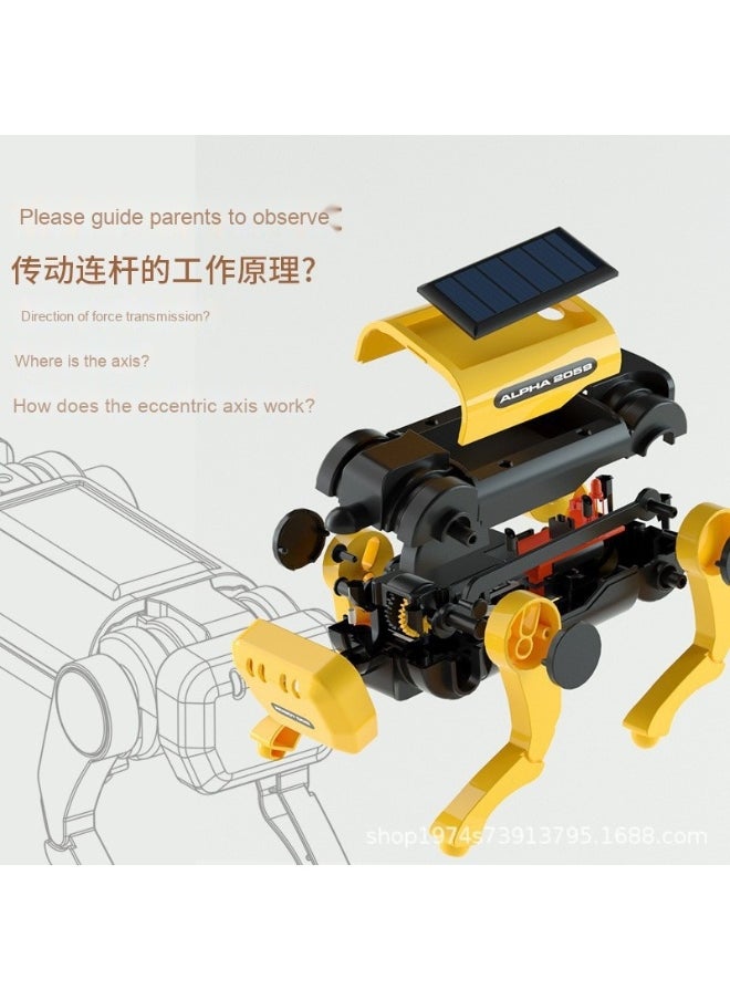 Solar-Powered Electric Robotic Dog - Solar-Powered Electric Robotic Animal - Solar-Powered Electric Toy