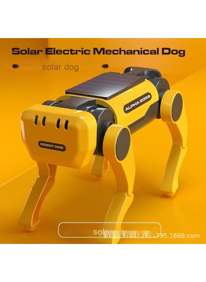 Solar-Powered Electric Robotic Dog - Solar-Powered Electric Robotic Animal - Solar-Powered Electric Toy