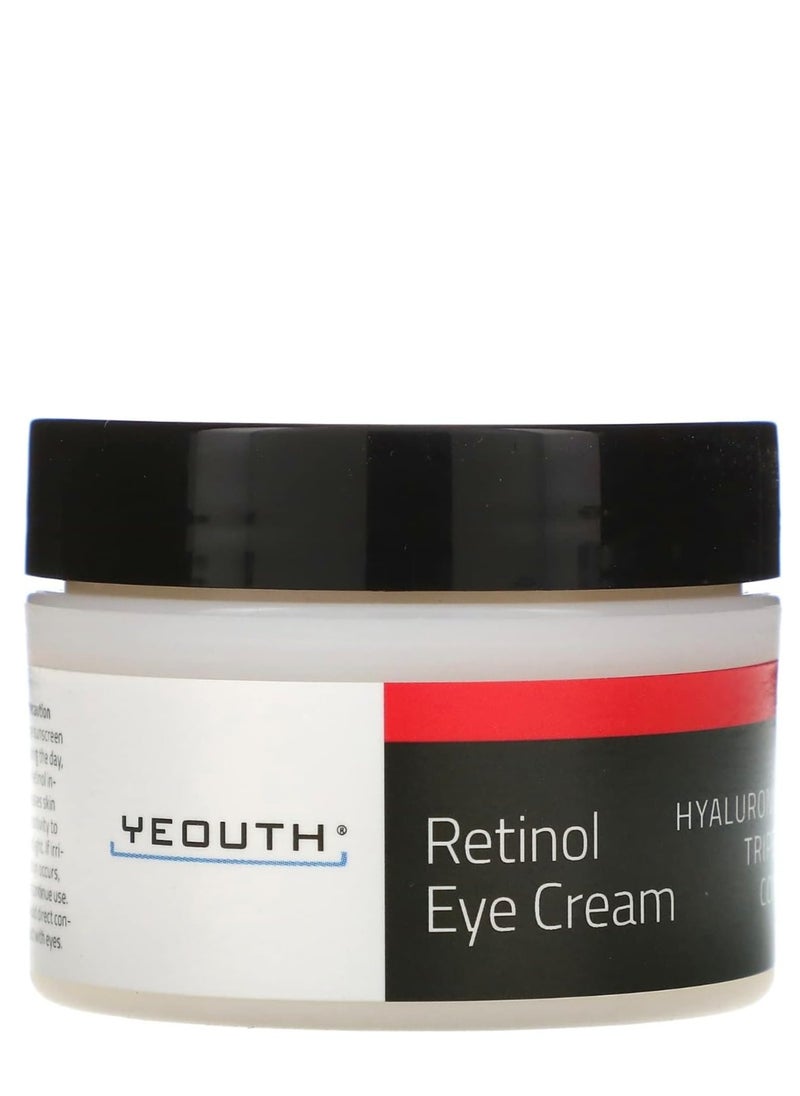 Retinol Eye Cream Hyaluronic Acid Tripeptides Complex  Reduce Puffiness Dark Circle Hydrate and Soften Skin 60ml