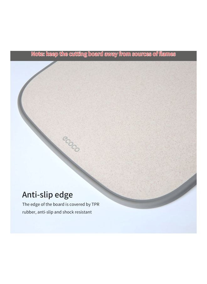 Rectangular Cutting Board With Hanging Hole Blue/Grey 41x1x28cm