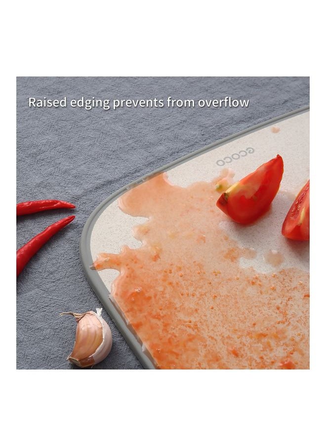 Rectangular Cutting Board With Hanging Hole Blue/Grey 41x1x28cm