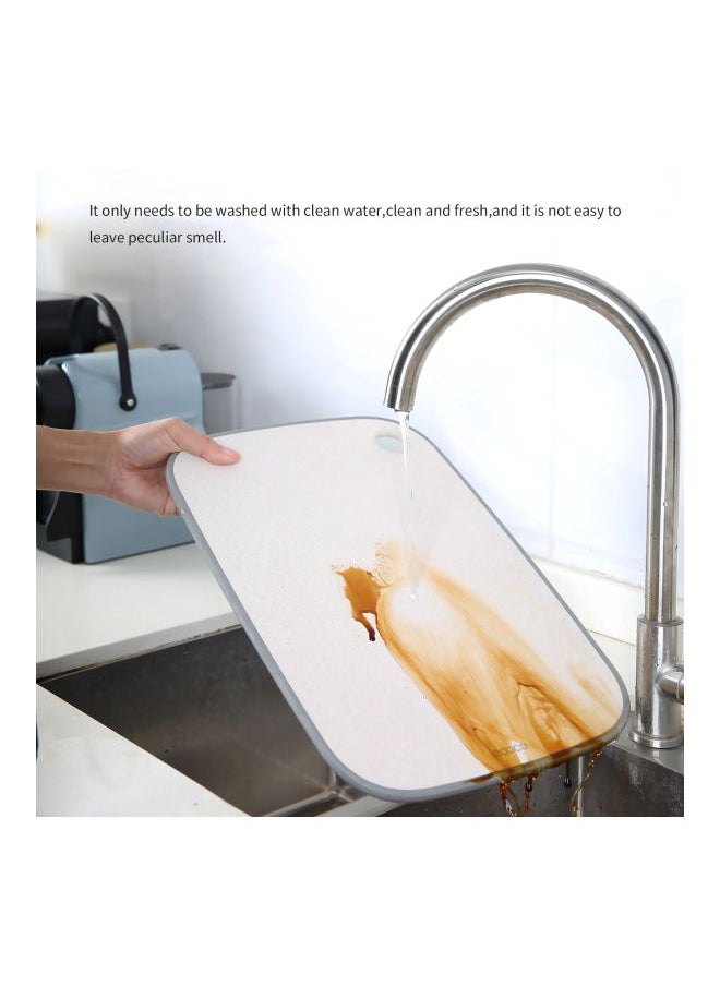 Rectangular Cutting Board With Hanging Hole Blue/Grey 41x1x28cm