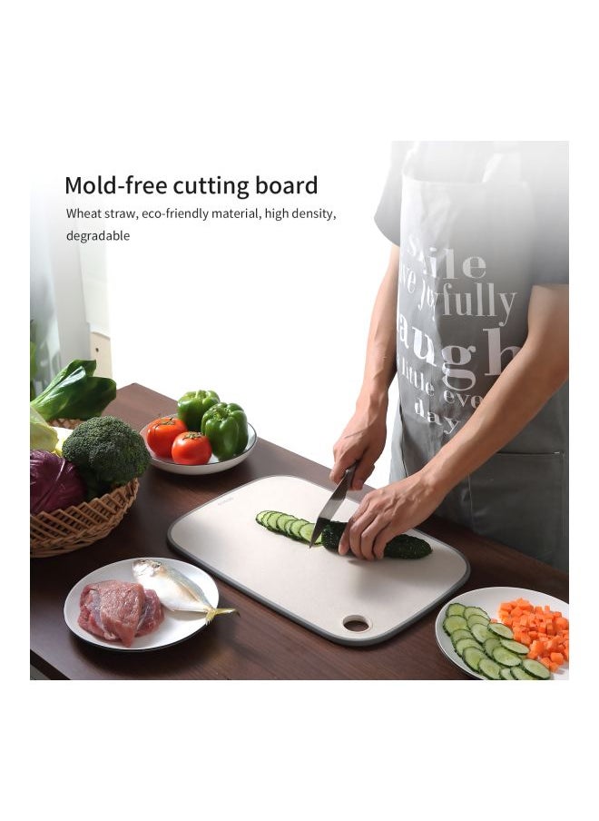 Rectangular Cutting Board With Hanging Hole Blue/Grey 41x1x28cm