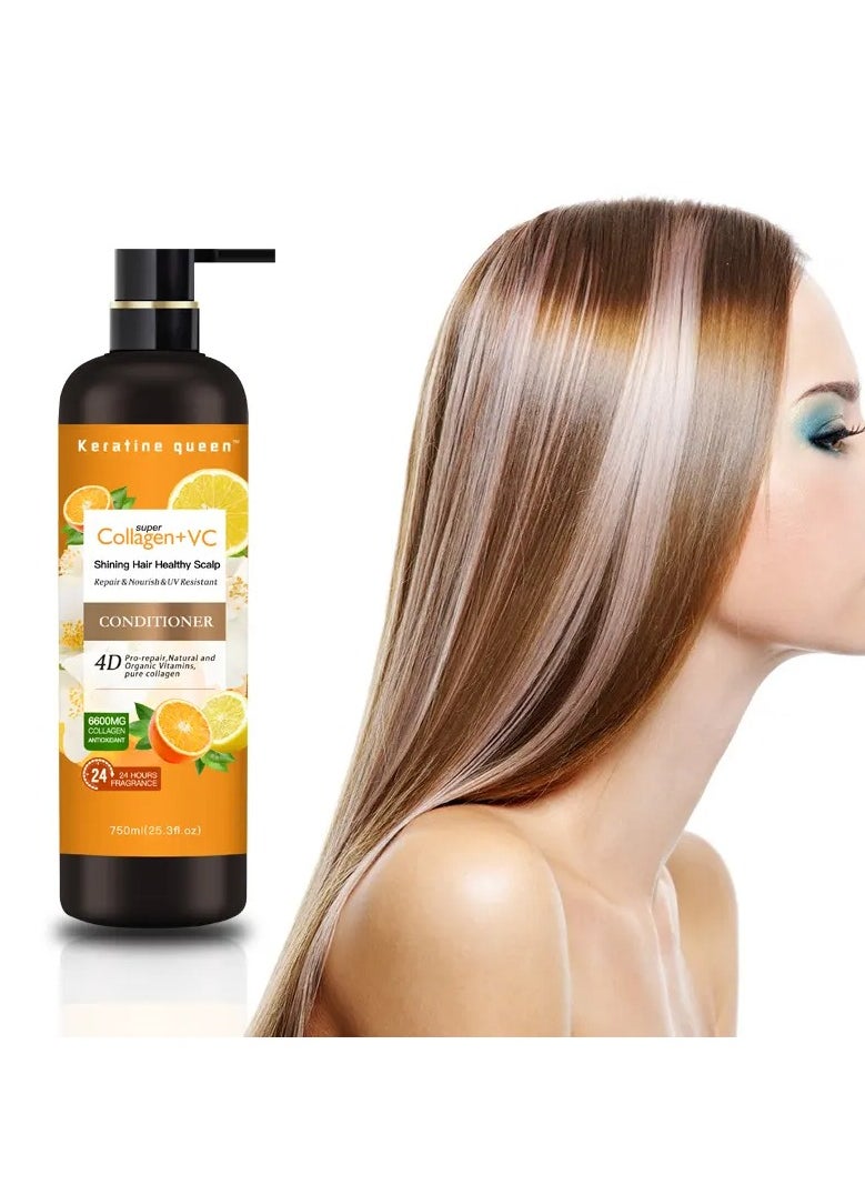 Sweet Orange Collagen Conditioner Detangling Anti-Split End Daily Use Hair Conditioning