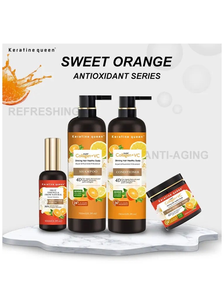 Sweet Orange Collagen Conditioner Detangling Anti-Split End Daily Use Hair Conditioning