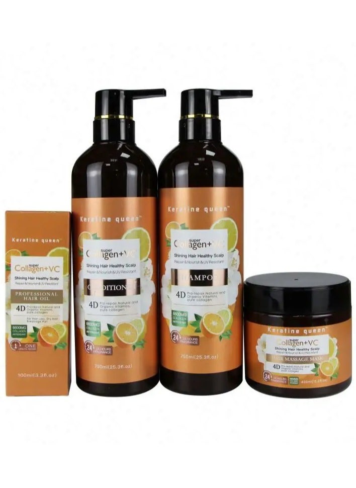 Sweet Orange Collagen Conditioner Detangling Anti-Split End Daily Use Hair Conditioning