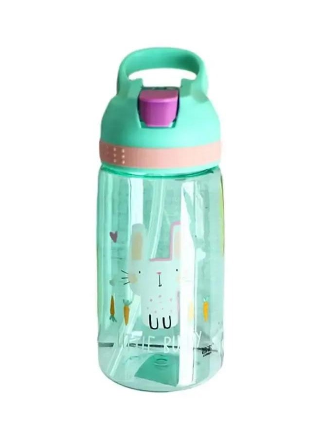 Outdoor Kids Sport Water Bottle,with Spout Cover and Built-in Carrying Loop, Made of Durable Plastic, Leak-Proof Design for Travel