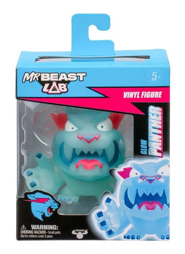 MrBeast Lab Glow Panther Vinyl Figure