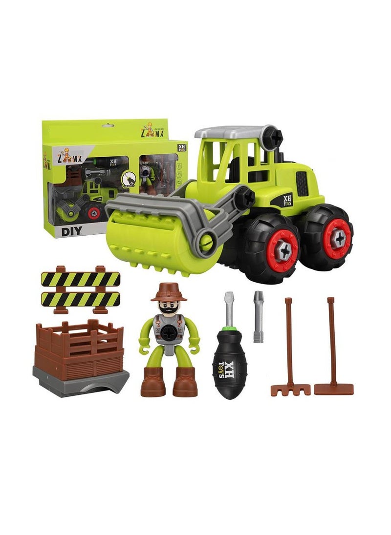 DIY Educational Engineering Vehicle Toy for Kids - Detachable Assembly Excavator, Farmer's Car, and More - Perfect Gift for Boys