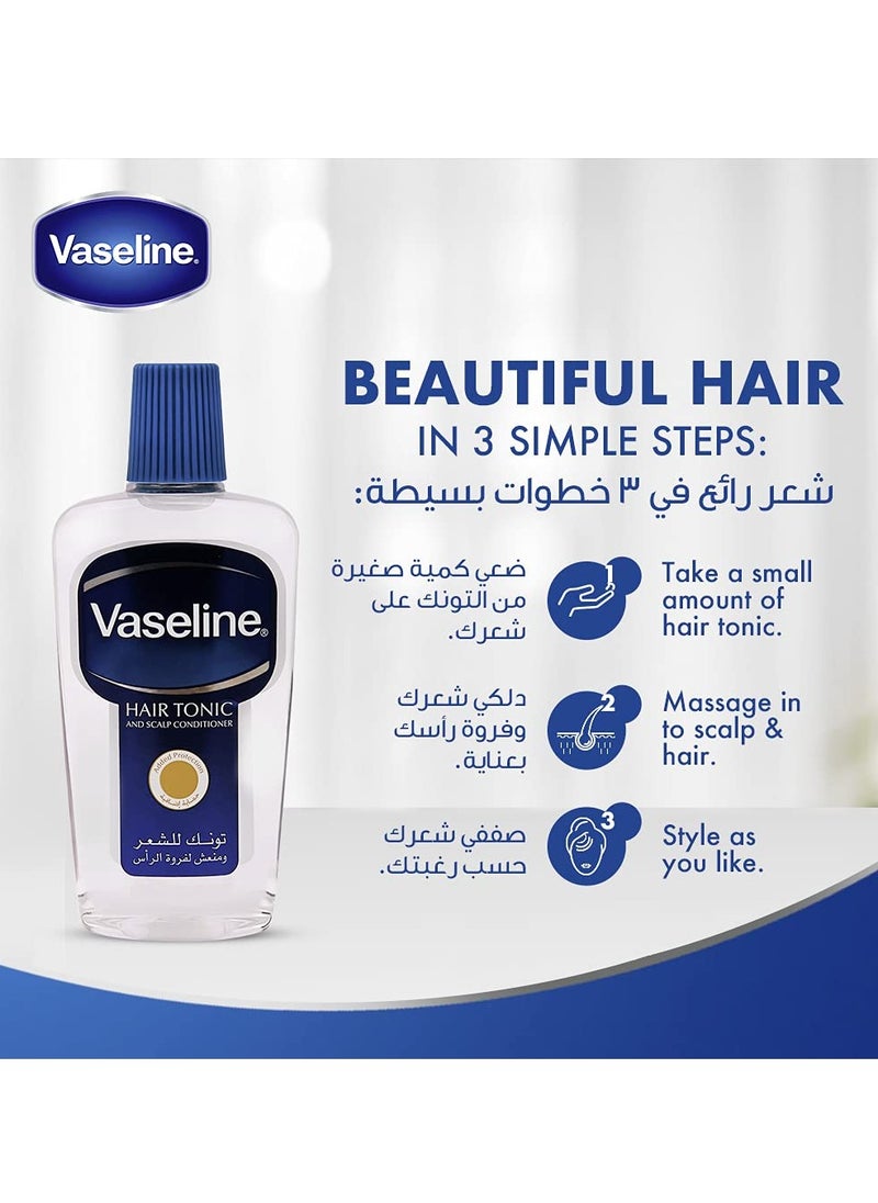 Vaseline Hair Tonic & Scalp Conditioner For Dry Hair (Rose), 200Ml, 1 Count