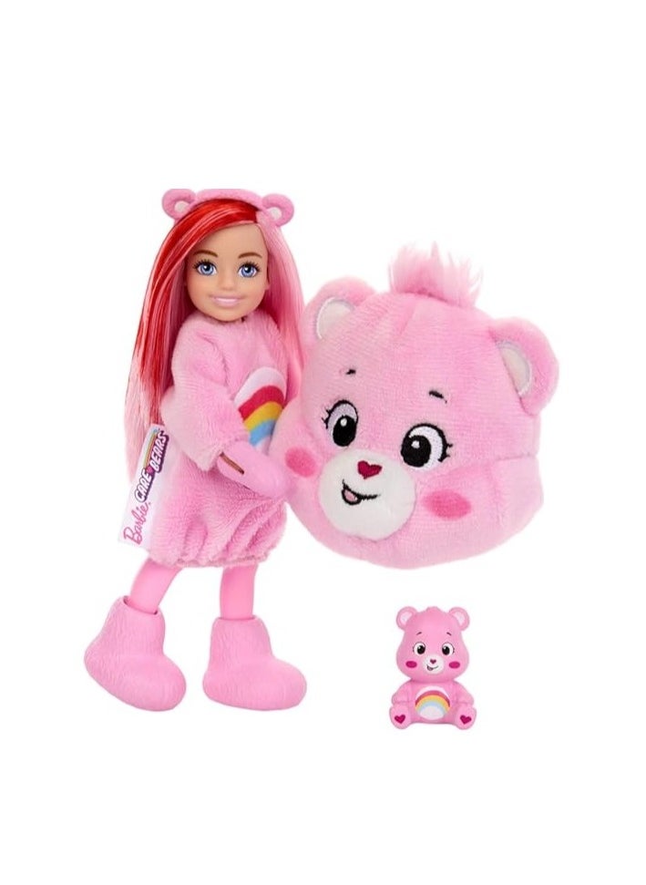 Barbie Cutie Reveal Care Bears Series Chelsea Small Doll & Accessories - 1 Piece Only, Assorted/Style May Vary