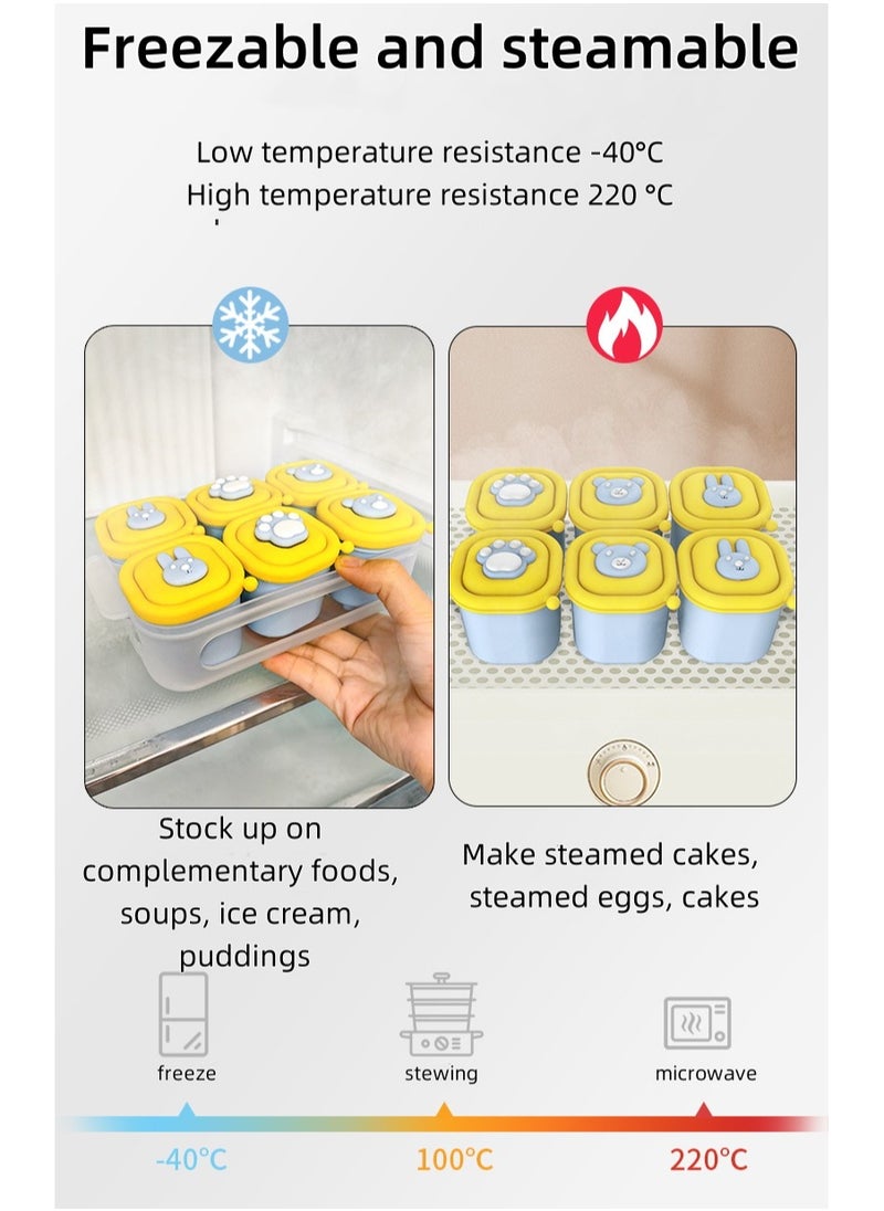 Multifunctional baby food box.Ice mold.