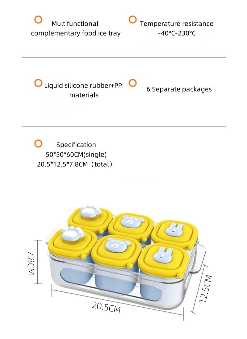 Multifunctional baby food box.Ice mold.