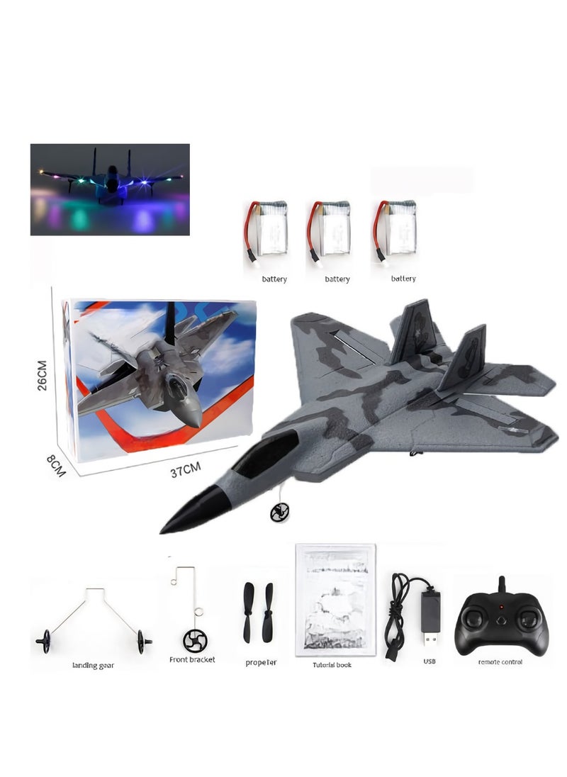 RC Remote Radio Control Drones Airplanes F22 three Battery Toy Kids Gift