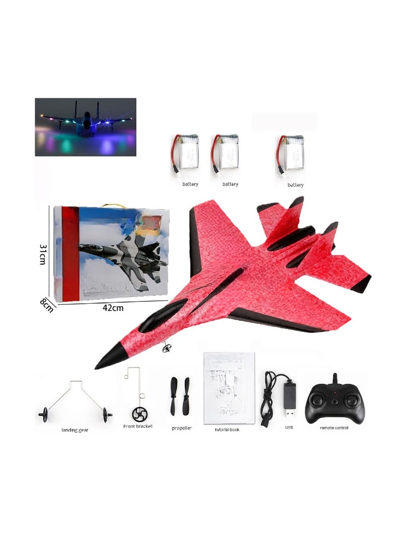 RC Remote Radio Control Drones Airplanes  Red three Battery Toy Kids Gift