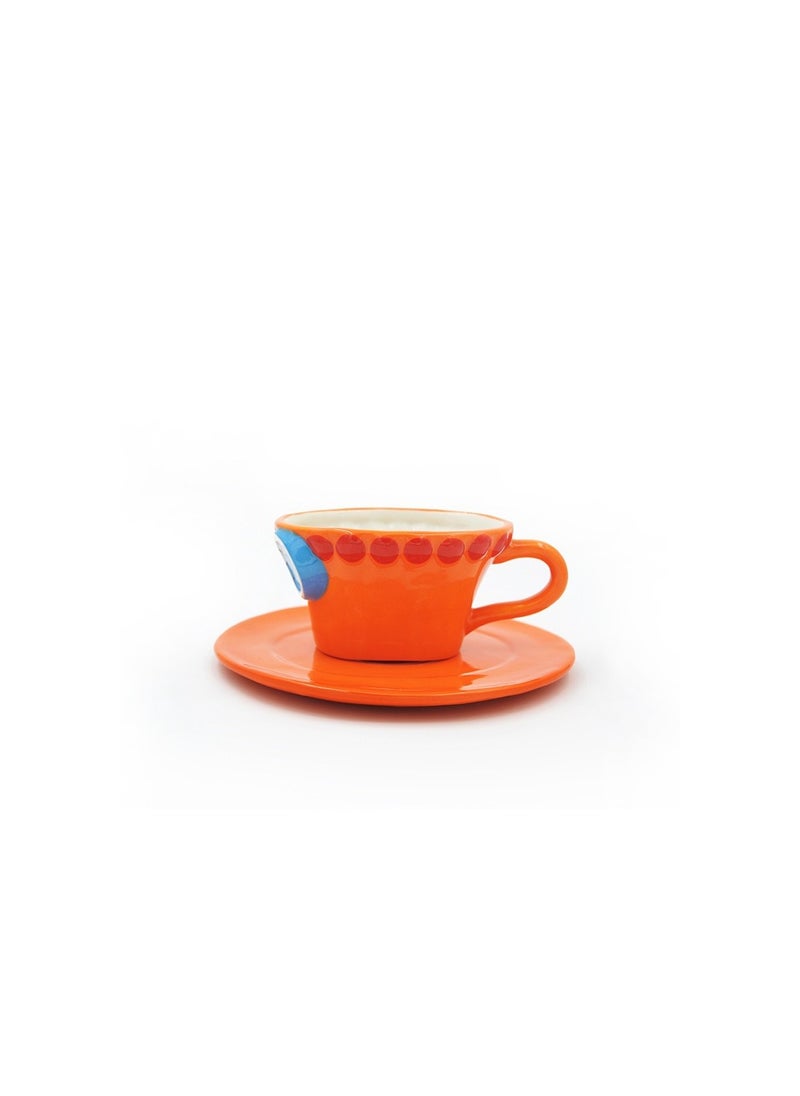 Cartoon straw hat coffee cup-Aisi