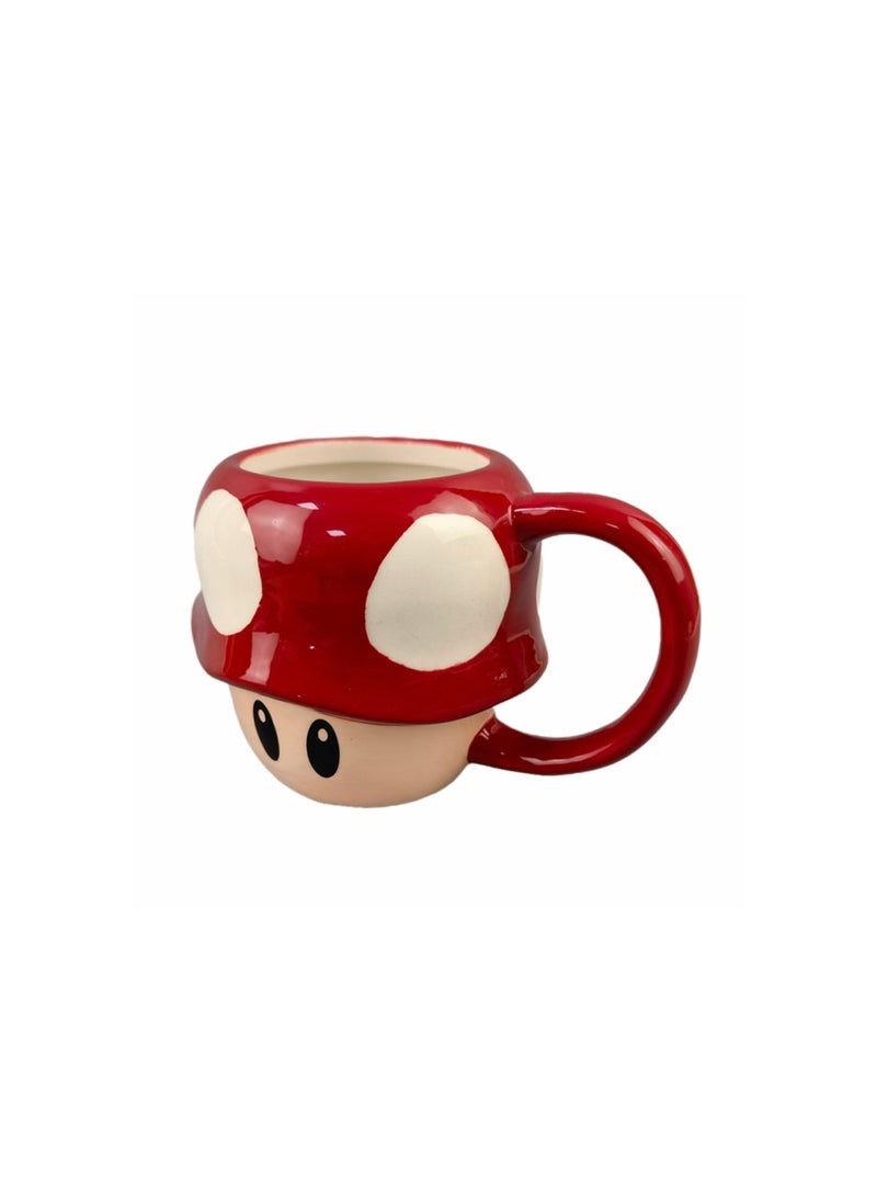 Super Mario Cup with lid ceramic mug game surrounding coffee cups/mushroom shaped mugs