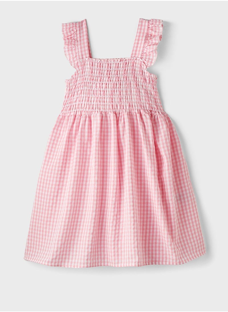 Kids Checked Baby Dress