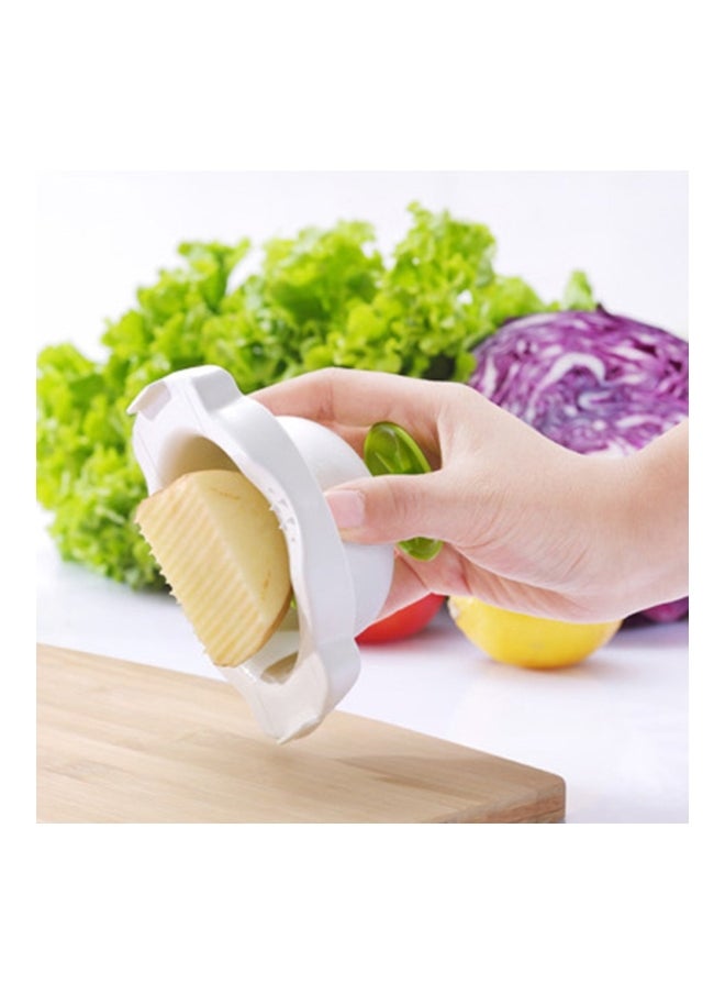 5-In-1 Vegetable Shredder White/Green 27.5x10.8x3centimeter