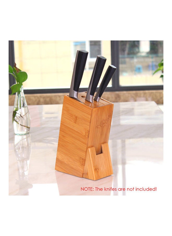 Kitchen Knife Holder Brown 22.5x8.5x15.5cm