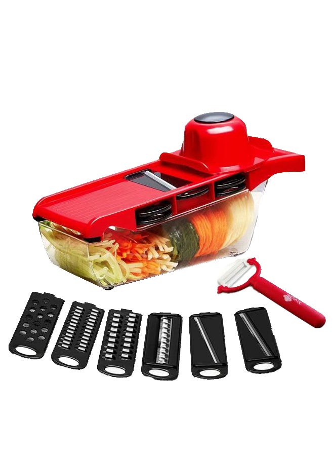 Steel Blade Vegetable Cutter Multicolour