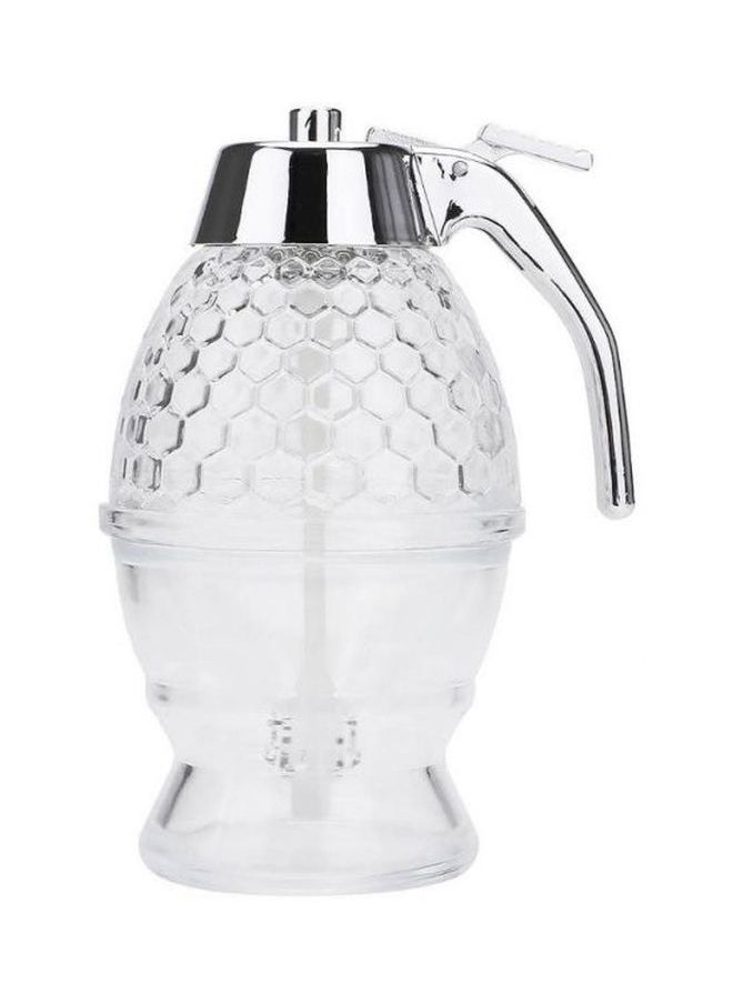 Syrup Dispenser Clear/Silver